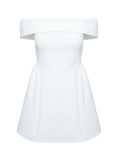 Main Character Strapless Mini Dress White