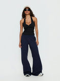 Summits Flared Track Pants Navy