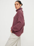 Oswin Turtleneck Sweater Burgundy