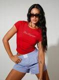 Love Language Tee Red