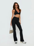 Energize Active Invisible Scrunch Flare Leggings Black