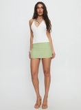 Abbygail Mini Skort Green