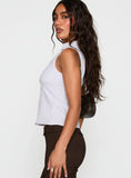 Mark On Me Sleeveless Top Purple Stripe