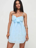 Granno Mini Dress Light Blue Tall