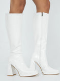 Montgomery Boot White Croc