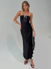 Vasiliki Maxi Dress Black White