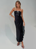 Vasiliki Maxi Dress Black White