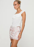 Gemelli Mini Skirt Floral