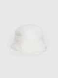 Snow Angel Fluffy Hat White