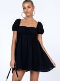 Lets Dance Mini Dress Black