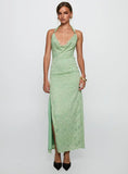 Starfall Halter Maxi Dress Sage