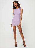 Lorello Mini Dress Purple