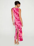 Fionna Floral Maxi Dress Pink