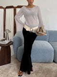 Jodie Maxi Skirt Black