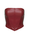 Batesville Strapless Top Red