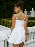 All Access Structured Playsuit White
