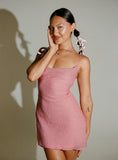Celena Mini Dress Dusty Pink Floral