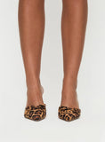 Autumn Moon Pointed Toe Heels Leopard