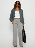 Donetta Collared Jacket Charcoal
