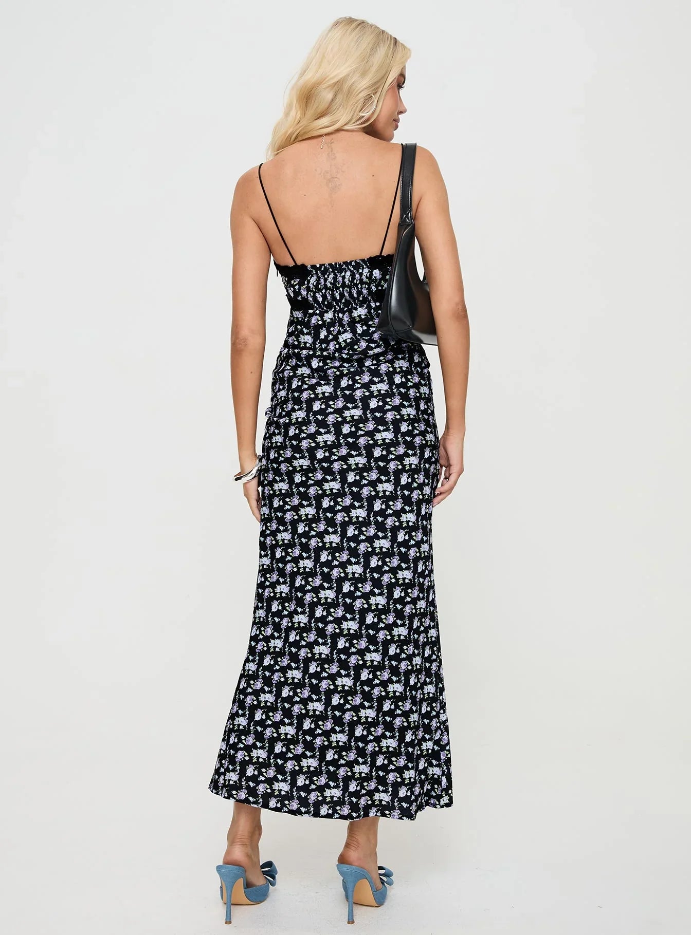 Emily Maxi Dress Black Floral