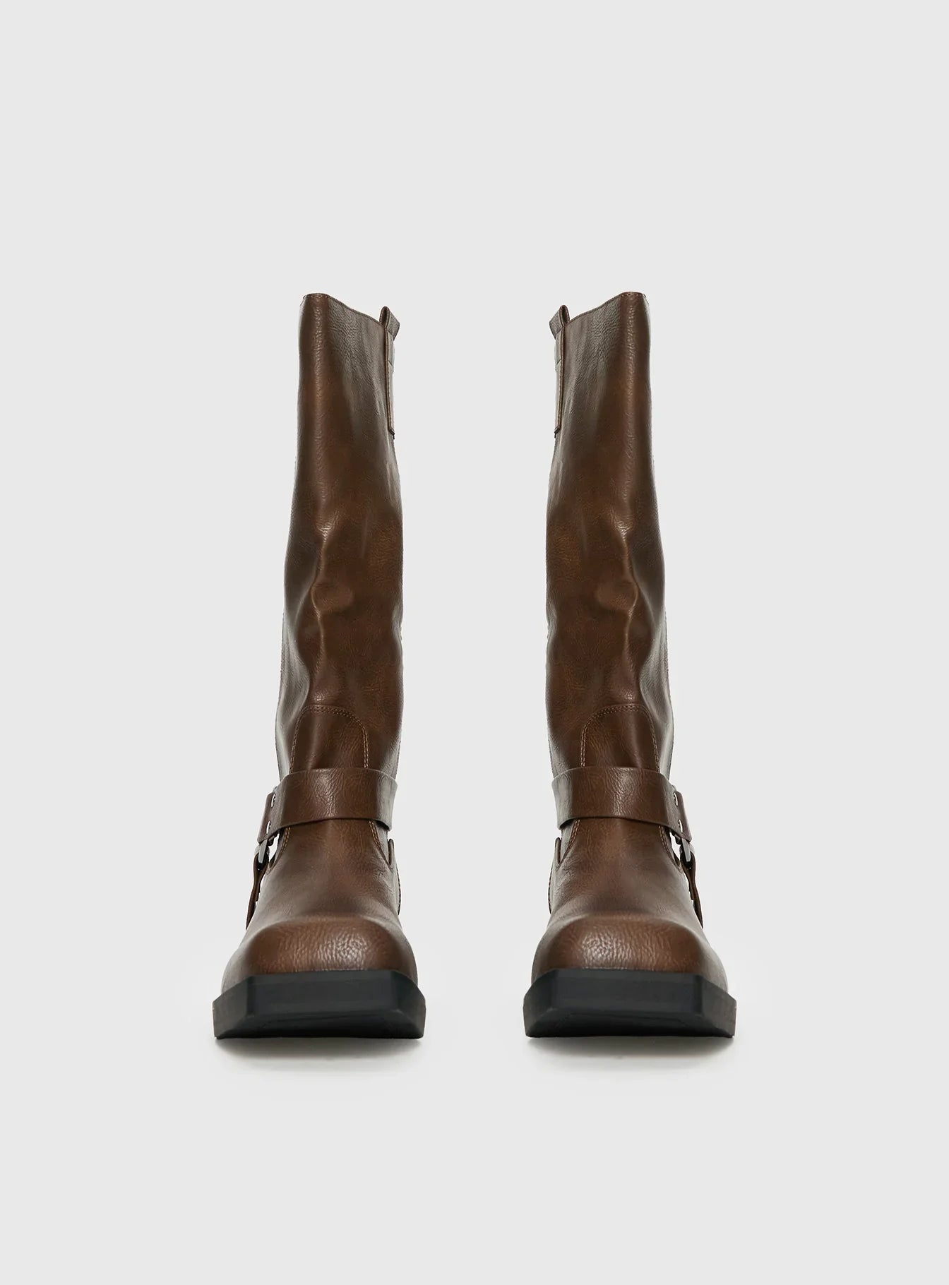 Wrecked Western Boots Brown