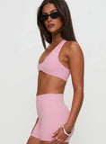 Pulse Active Halter Crop Pink