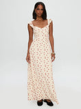 Maryana Maxi Dress Cream Multi