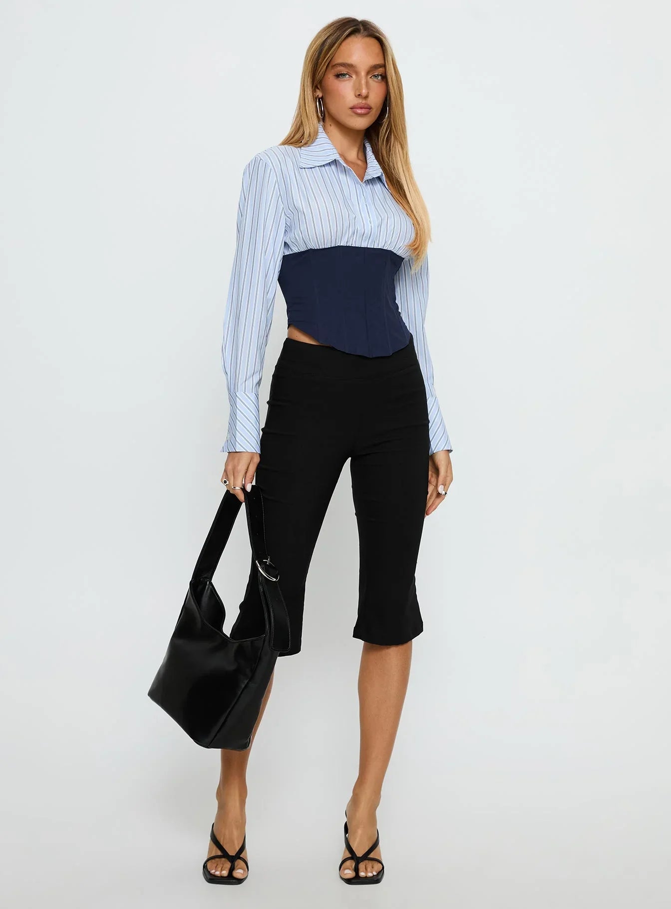 Darvell Corset Shirt Blue