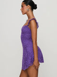 Beacall Mini Dress Purple