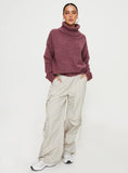 Oswin Turtleneck Sweater Burgundy