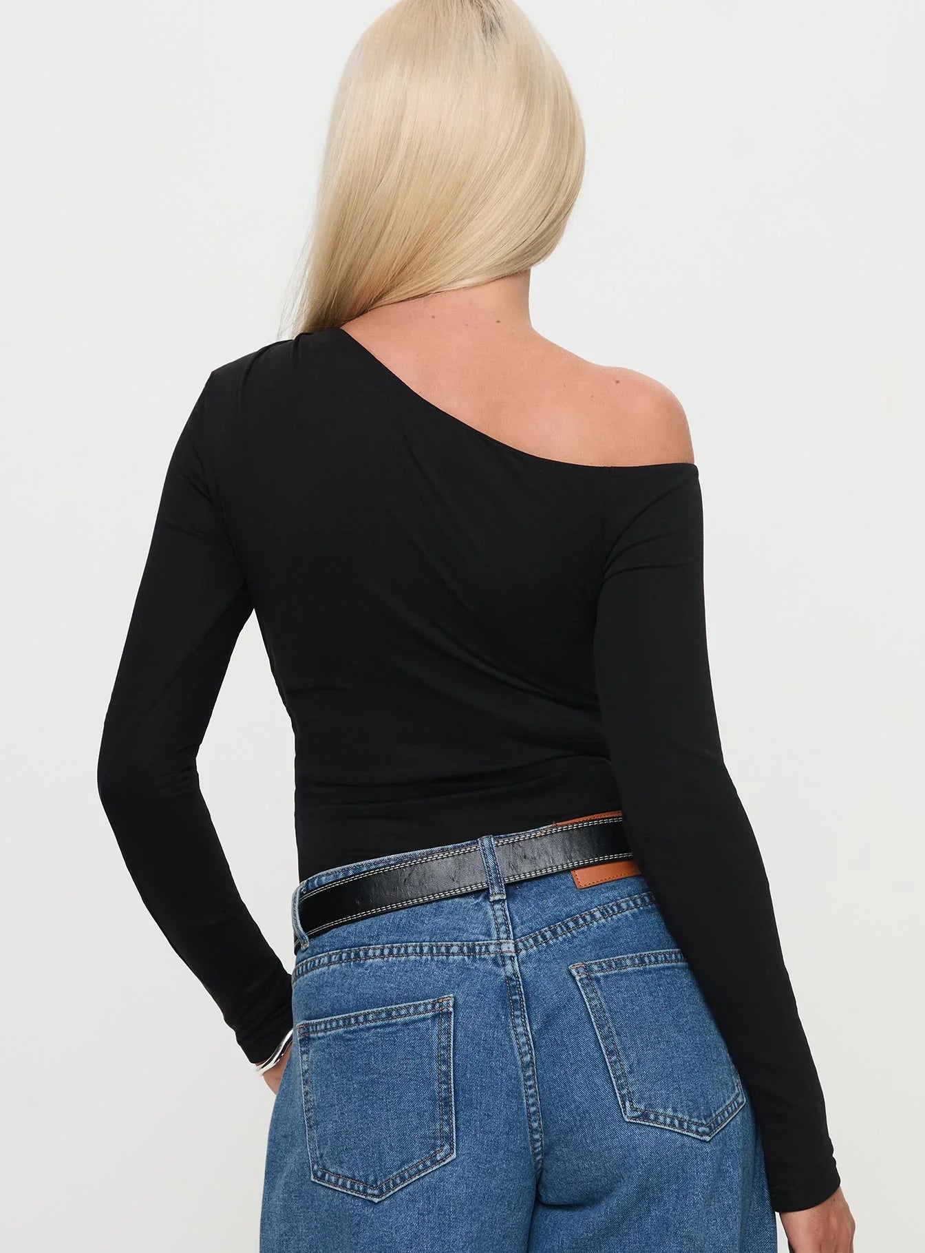 Miyako Long Sleeve Bodysuit Black