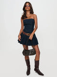 In Bloom Mini Dress Indigo