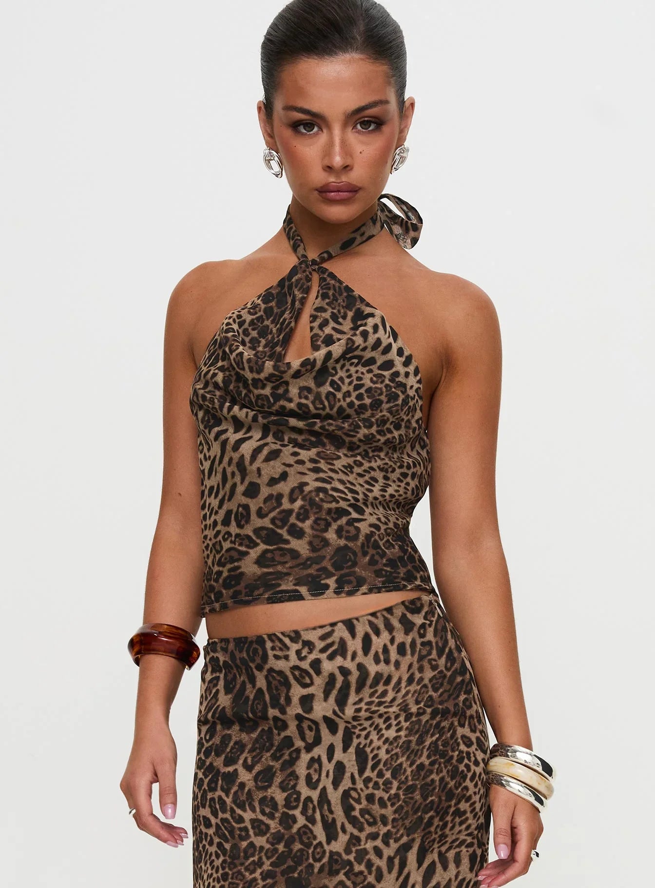 Eleganza Top Leopard Petite
