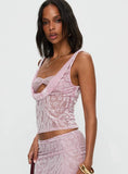 Delilah Top Pink