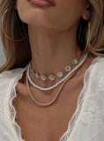 Keep Dreaming Layered Necklace Gold