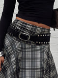 Spheres Stud Belt Black