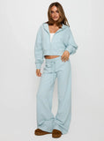 Revive Zip Through Hoodie Blue