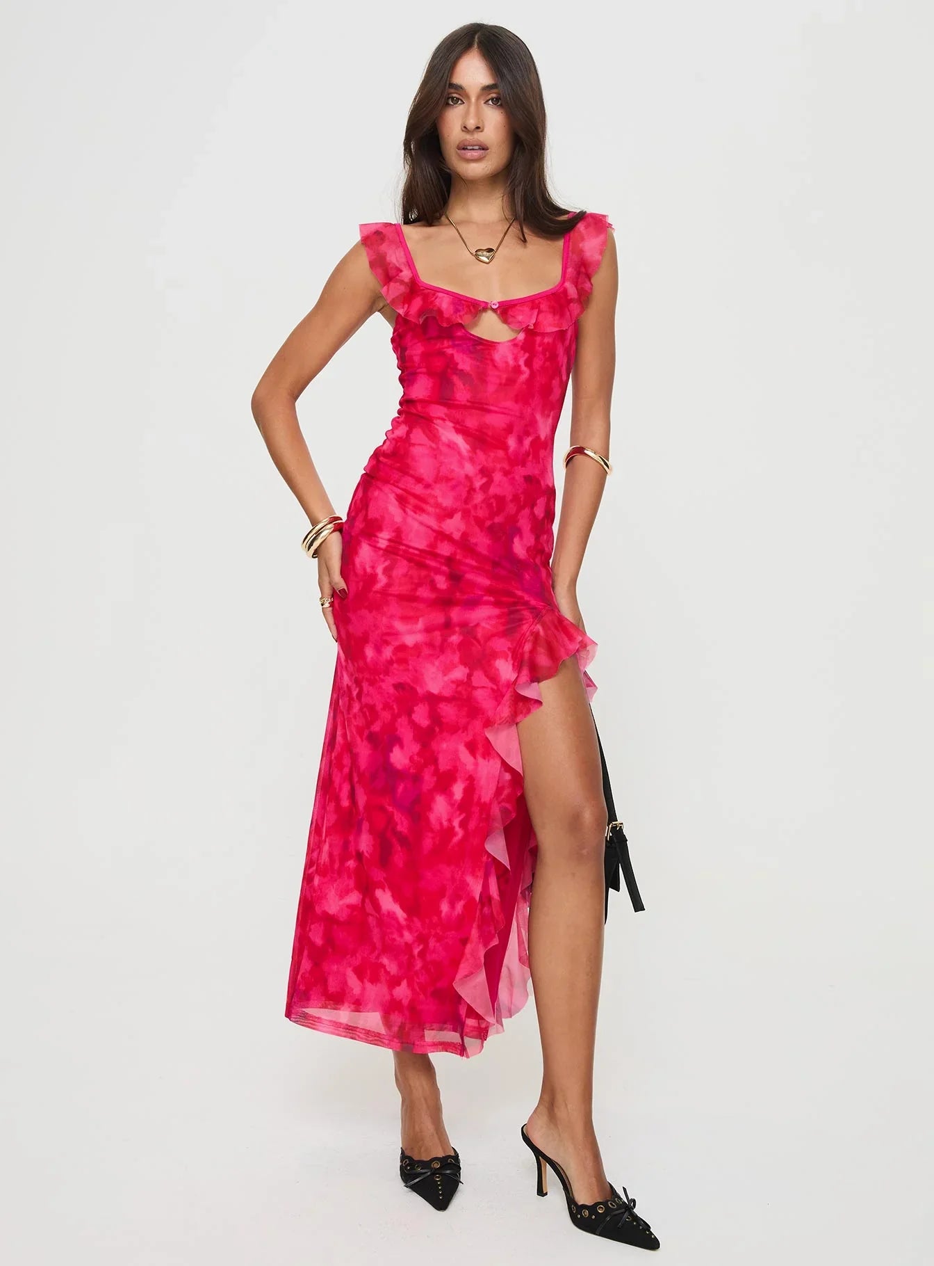 Ceri Maxi Dress Pink