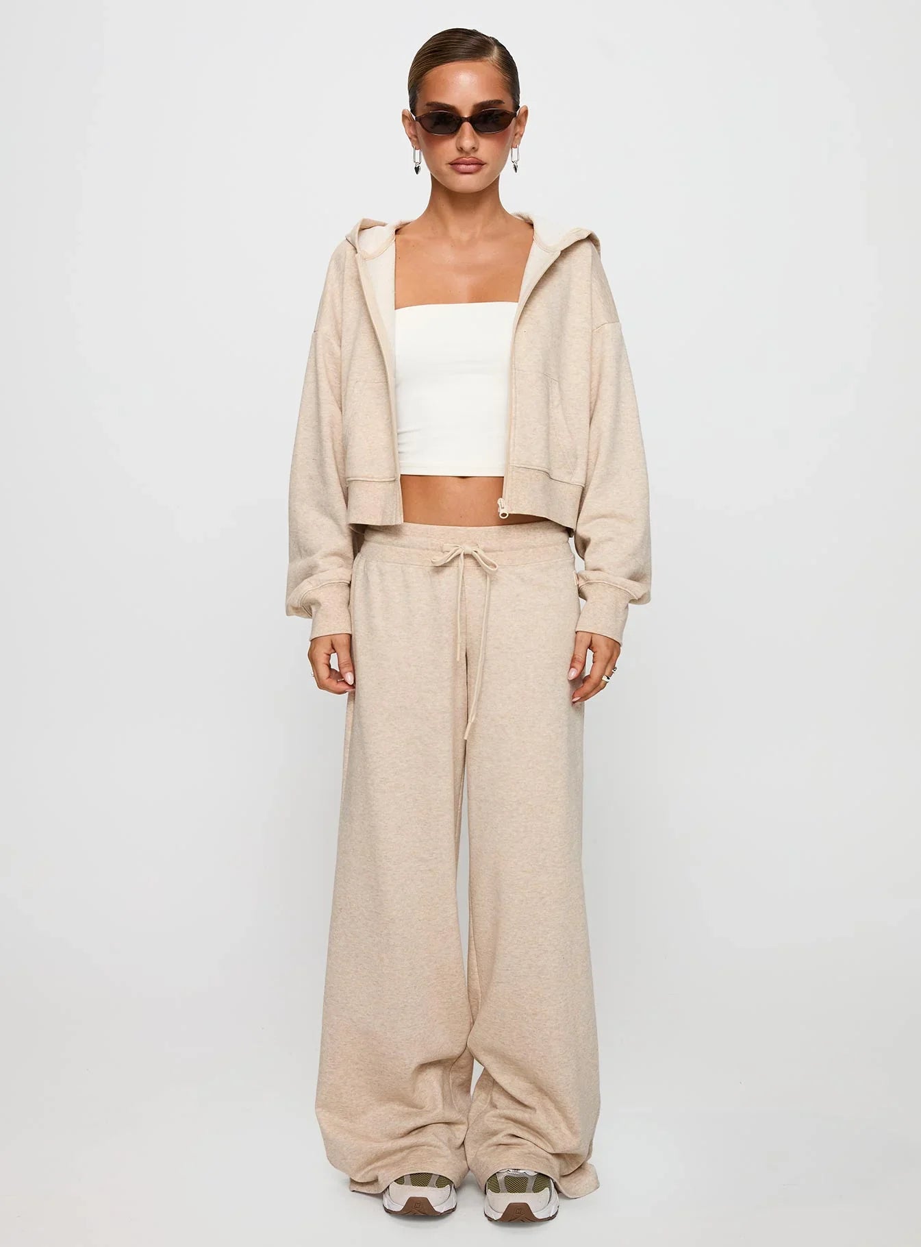 Mindful Low Rise Pant Oat Marle