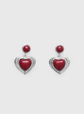 Blanchette Earrings Silver Red