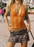 Cruizer Halter Top Orange