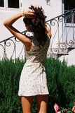 Nellie Mini Dress White Yellow Floral