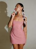 Celena Mini Dress Dusty Pink Floral