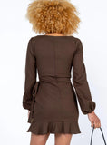The Villa Mini Dress Brown