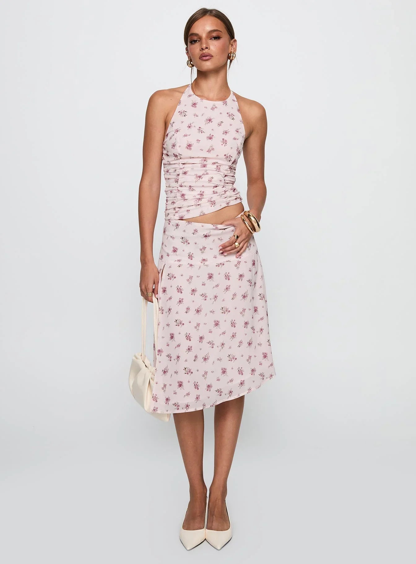 Mixed Media Set Pink Floral