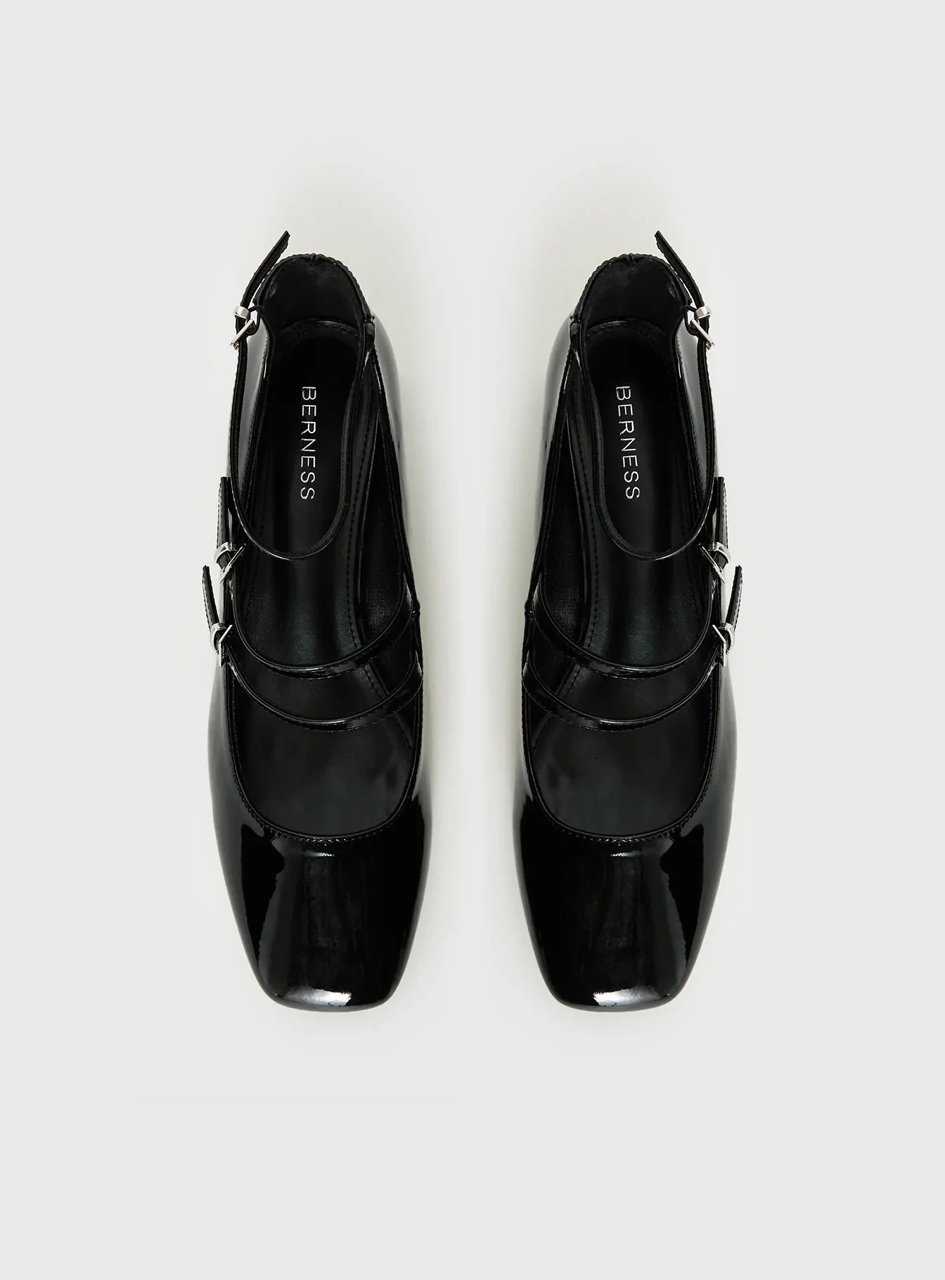 Berta Heels Black Patent