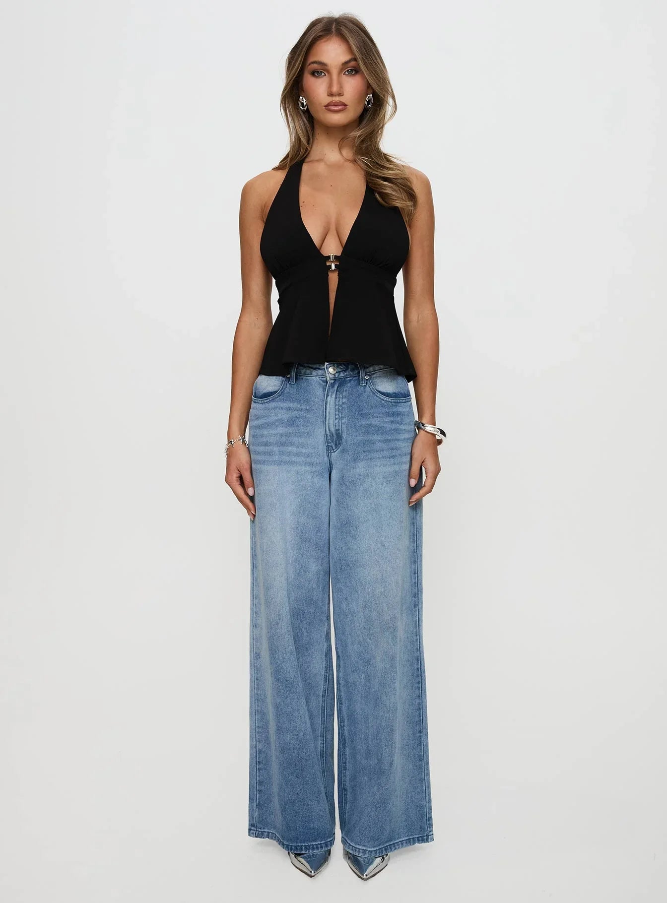Brealle Halter Top Black