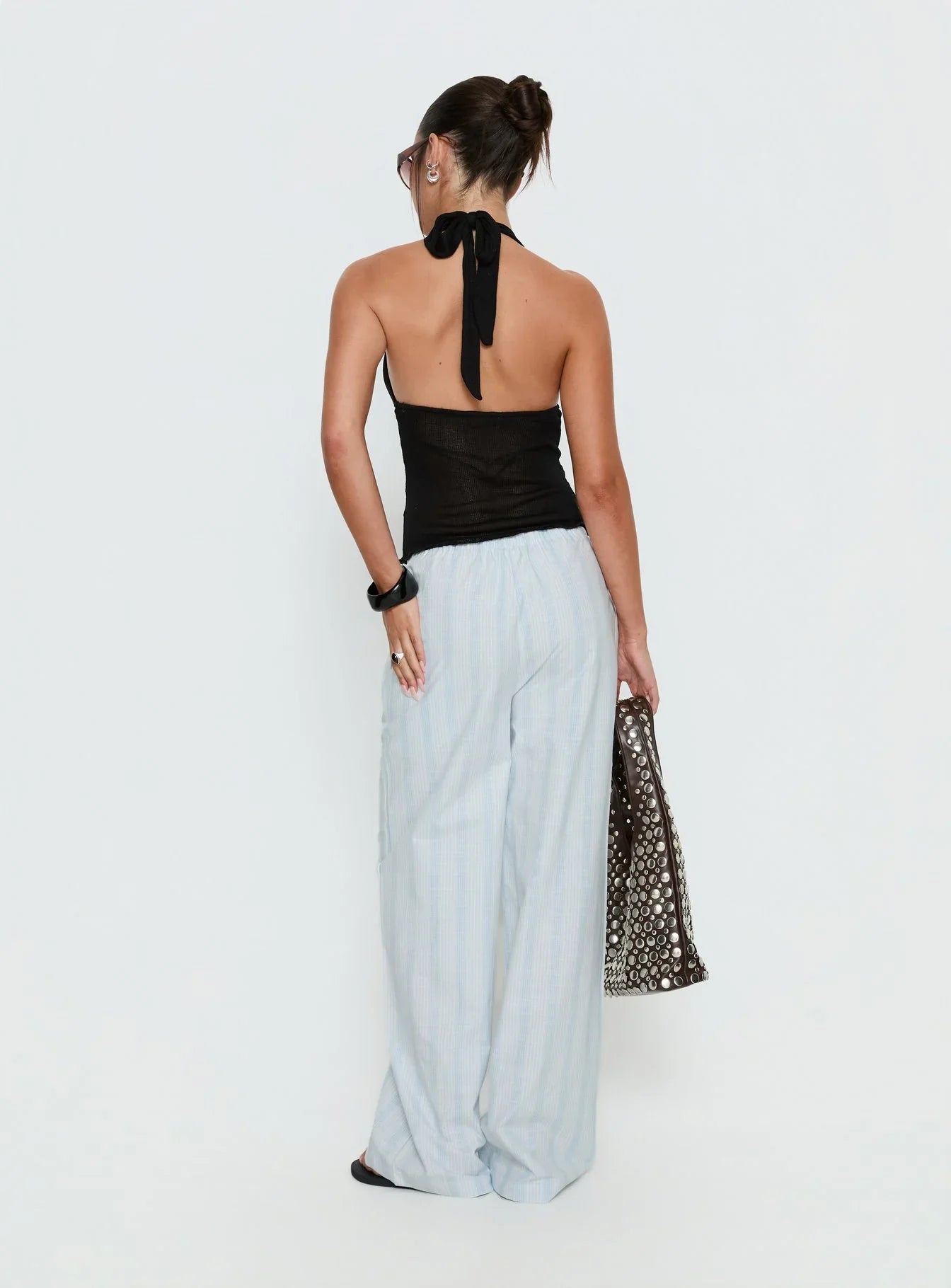 Parklea Pants Blue White Stripe