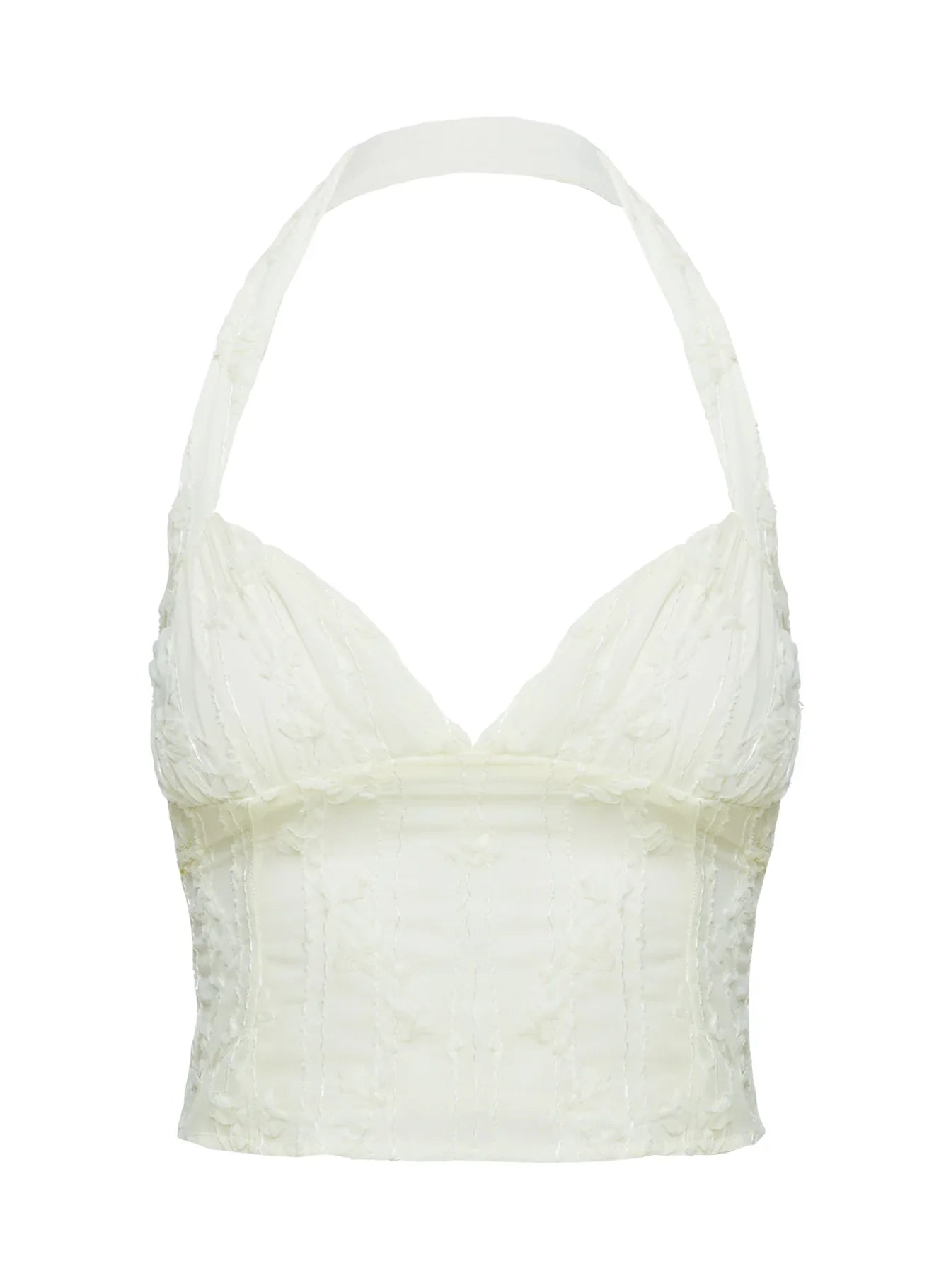 Aspyn Halter Top Yellow