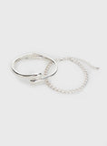 Elle Bracelet Set Silver